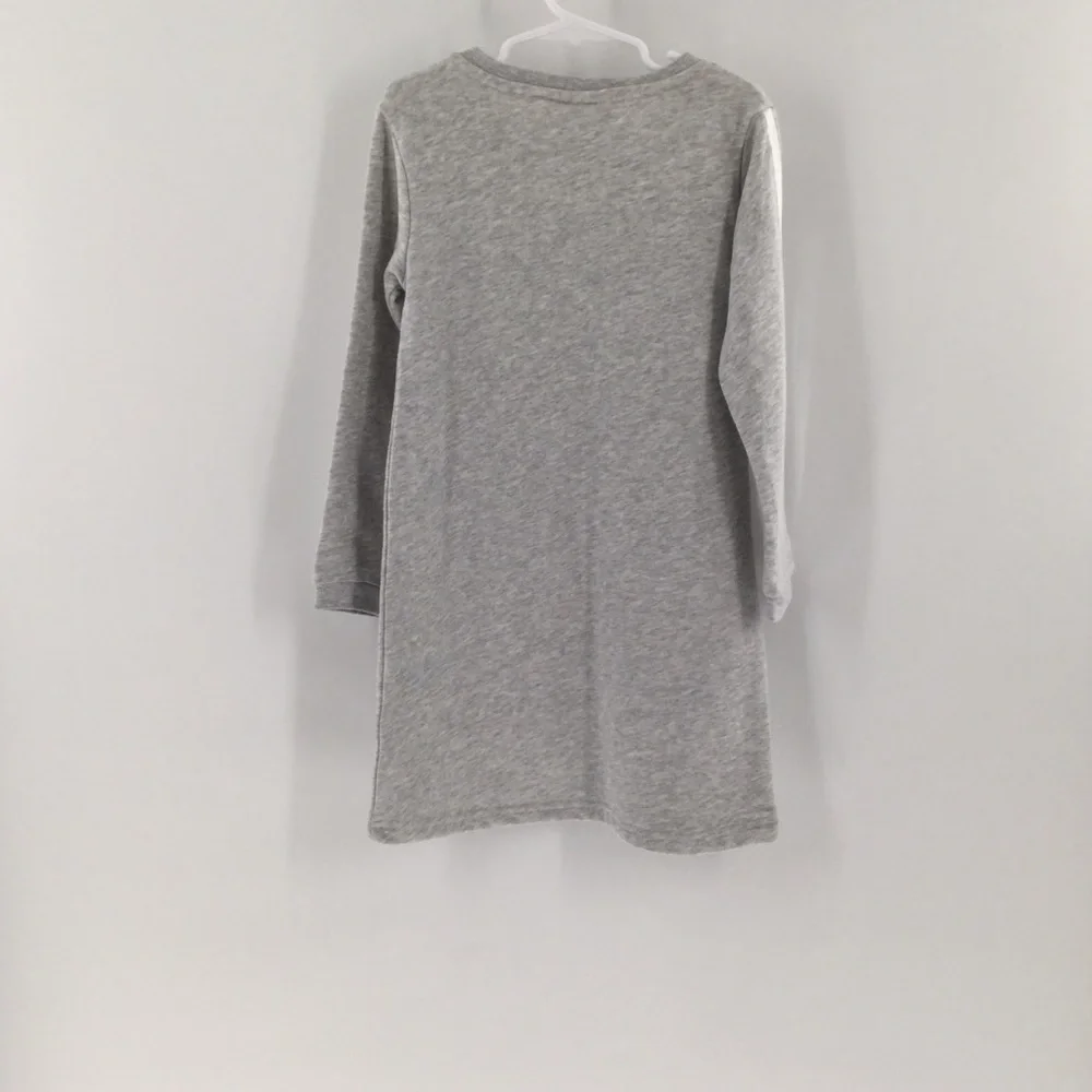 H&M Girls long sleeve cat number sweatshirt dress
